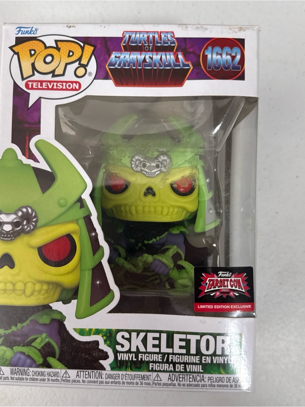 Funko Pop! Television Turtles of Grayskull 1662 Skeletor - Neon Green & Yellow